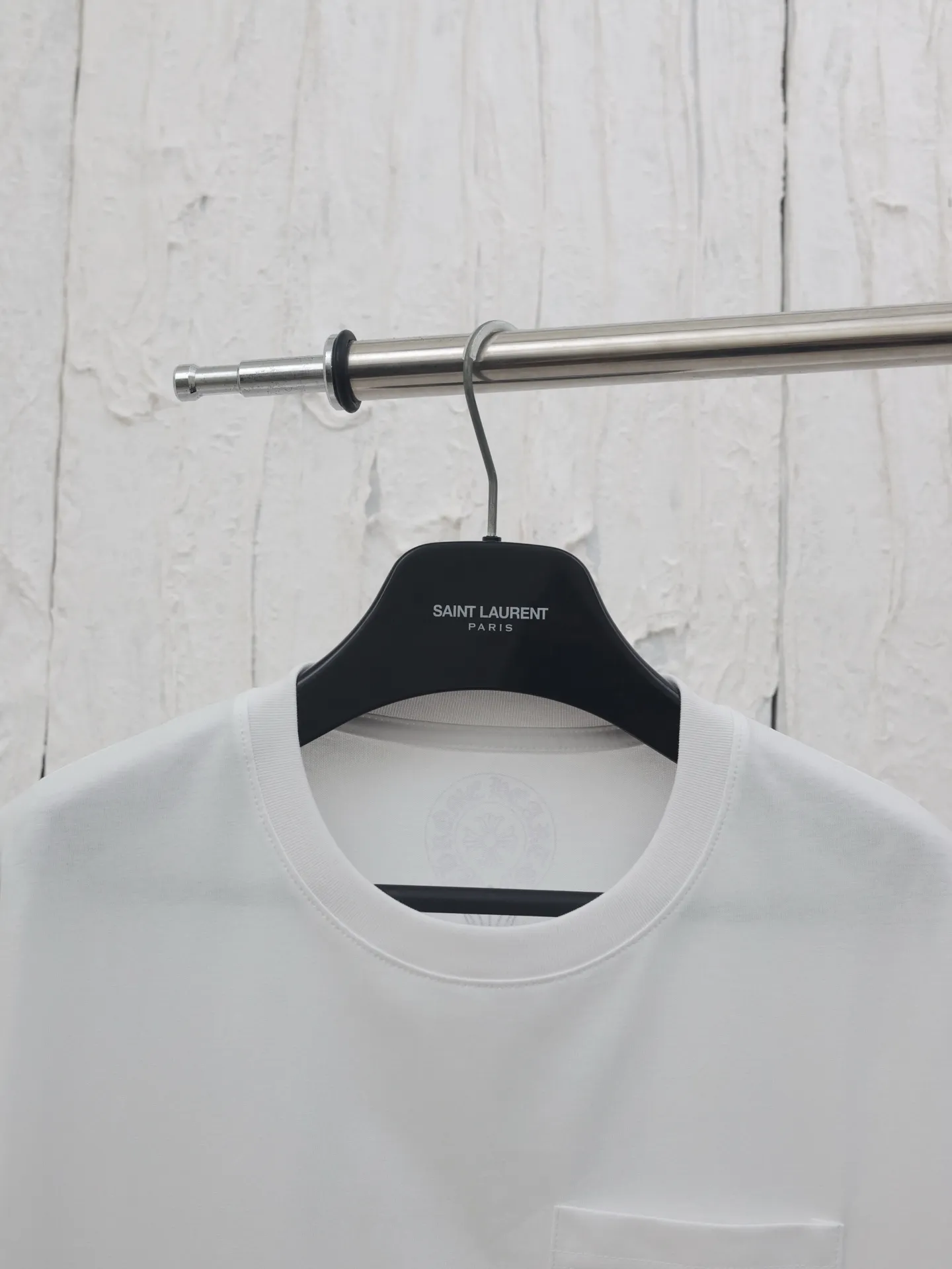 🅿️270 Come Hearts*/Cro Hearts 25SS back snowflake cross short-sleeved T-shirt. The fabric is made of 26-woven 200g cotton. The printing uses special imported slurry. Customized supporting accessories. Size: S/M/L
